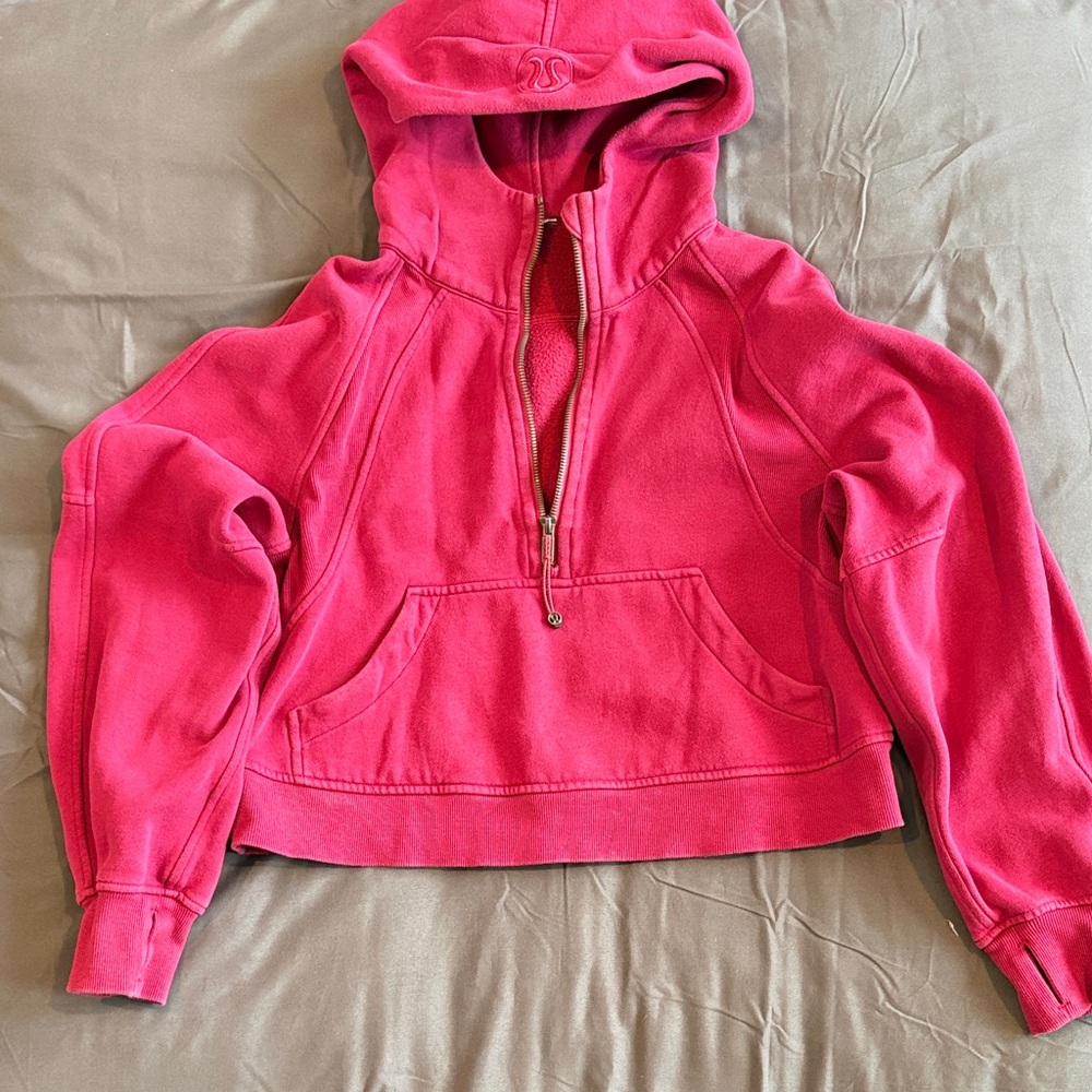 lululemon Fuchsia Scuba Hoodie